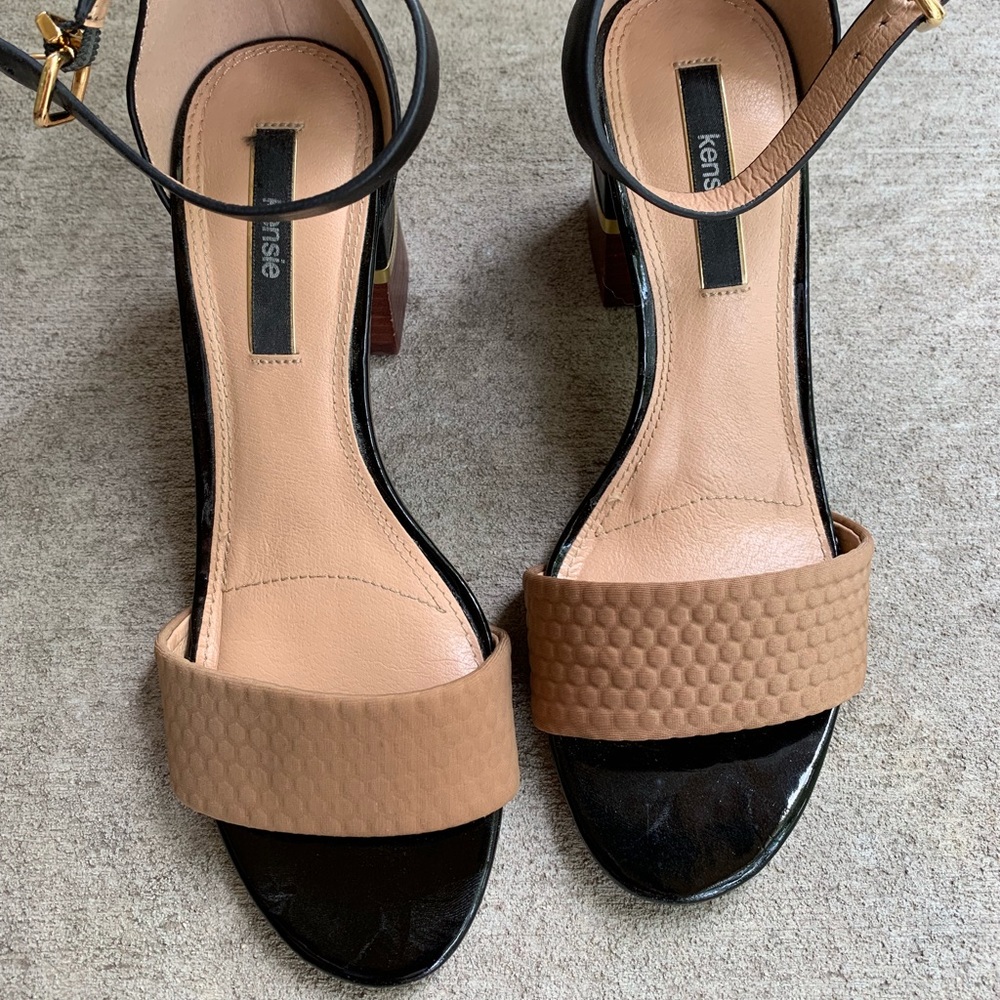Kenzie, Size 7, 1.5" block dress heel, worn once